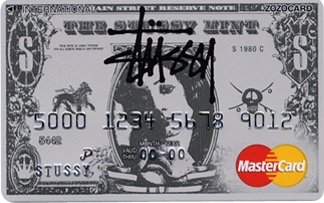 ゴージャス感満点のファッショナブルな1枚 Zozo Stussyカード クレジットカード デザインギャラリー