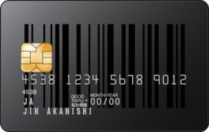 光沢のある黒がカッコいい Jin Akanishi Official Credit Card クレジットカード デザインギャラリー